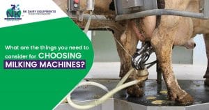 What are the things you need to consider for choosing milking machines